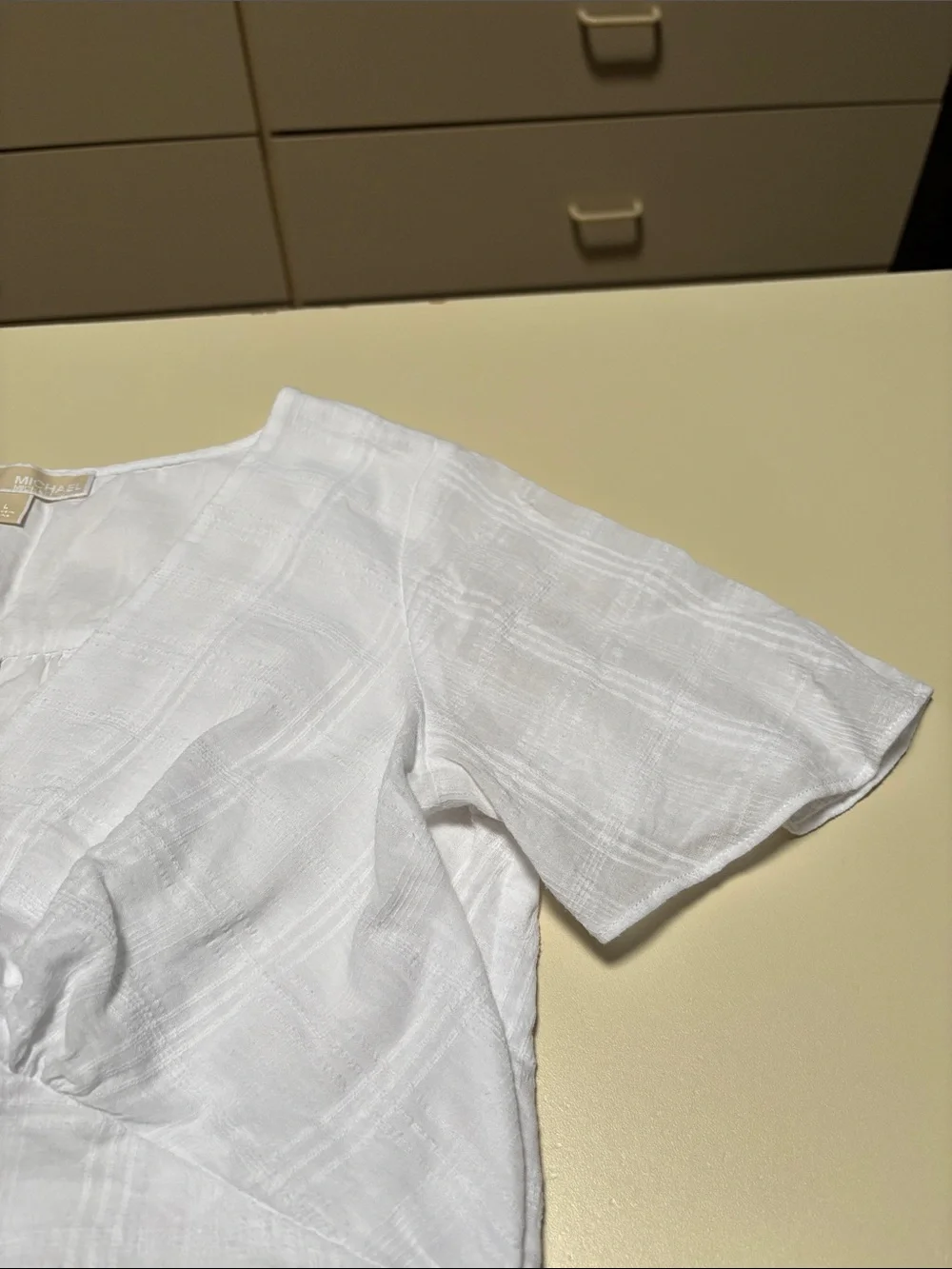 Michael Kors White Crop Top